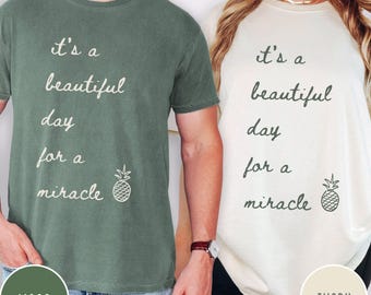 IVF Transfer Day Shirt Comfort Colors®, Matching Ivf Egg Retrieval Shirts, IVF Perfect Day For a Miracle Shirt, Infertility Journey T-shirts