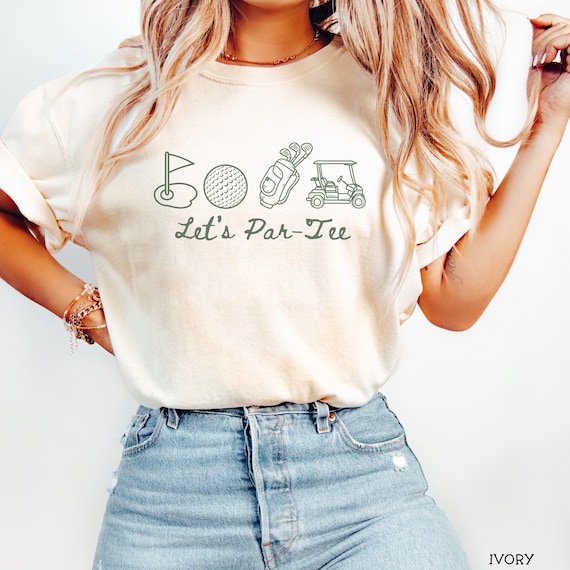 Hole In One Golf Birthday Party Shirt, Let's Par-Tee Golf 1st Birthday Tshirts for Family, Golf Themed First Birthday Matching Family Tshirt