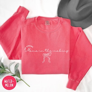 IVF Comfort Colors® Sweatshirt, IVF Mama in the Making Sweater, Ivf Transfer Day Sweatshirt, Egg Retrieval Crewneck Sweater, Ivf Gift to Wif