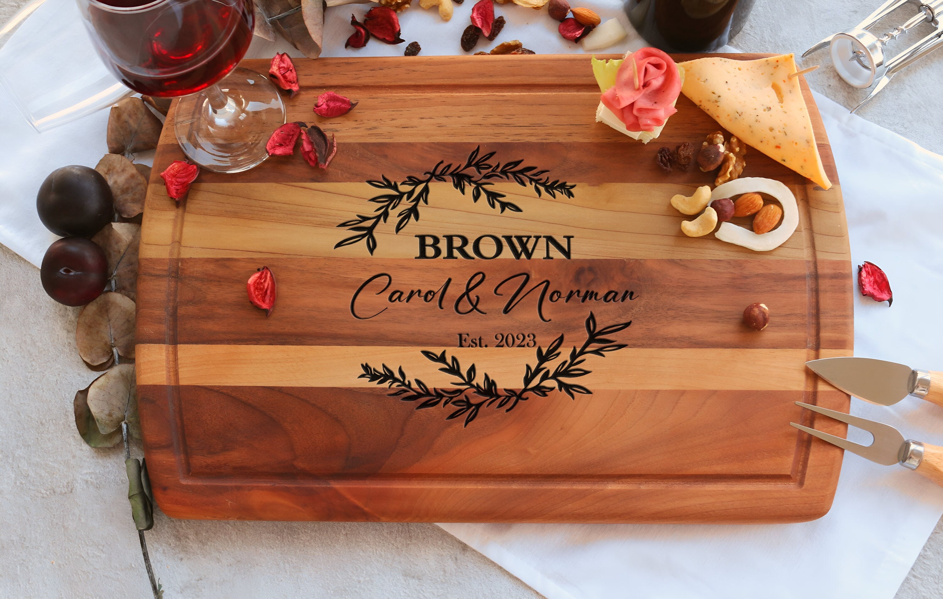 Personalized Wedding Gift, Personalise Cheese Board, Personalized