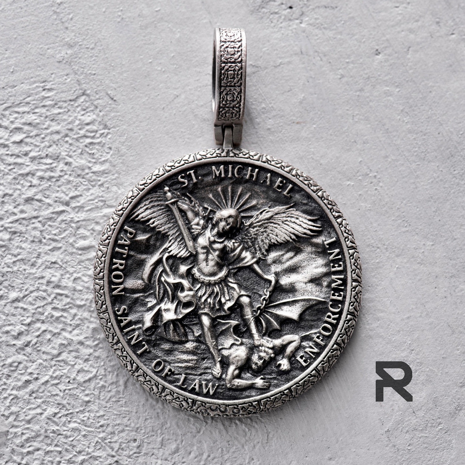 ARCHANGEL PENDANT, ST Michael Pendant, Religious Pendant Gift For Christians, Protective Power And Spiritual Leadership Pendant