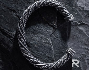 Rope Design Sterling Silver Cuff | Handmade Men’s Bangle Bracelet | Holiday Gift