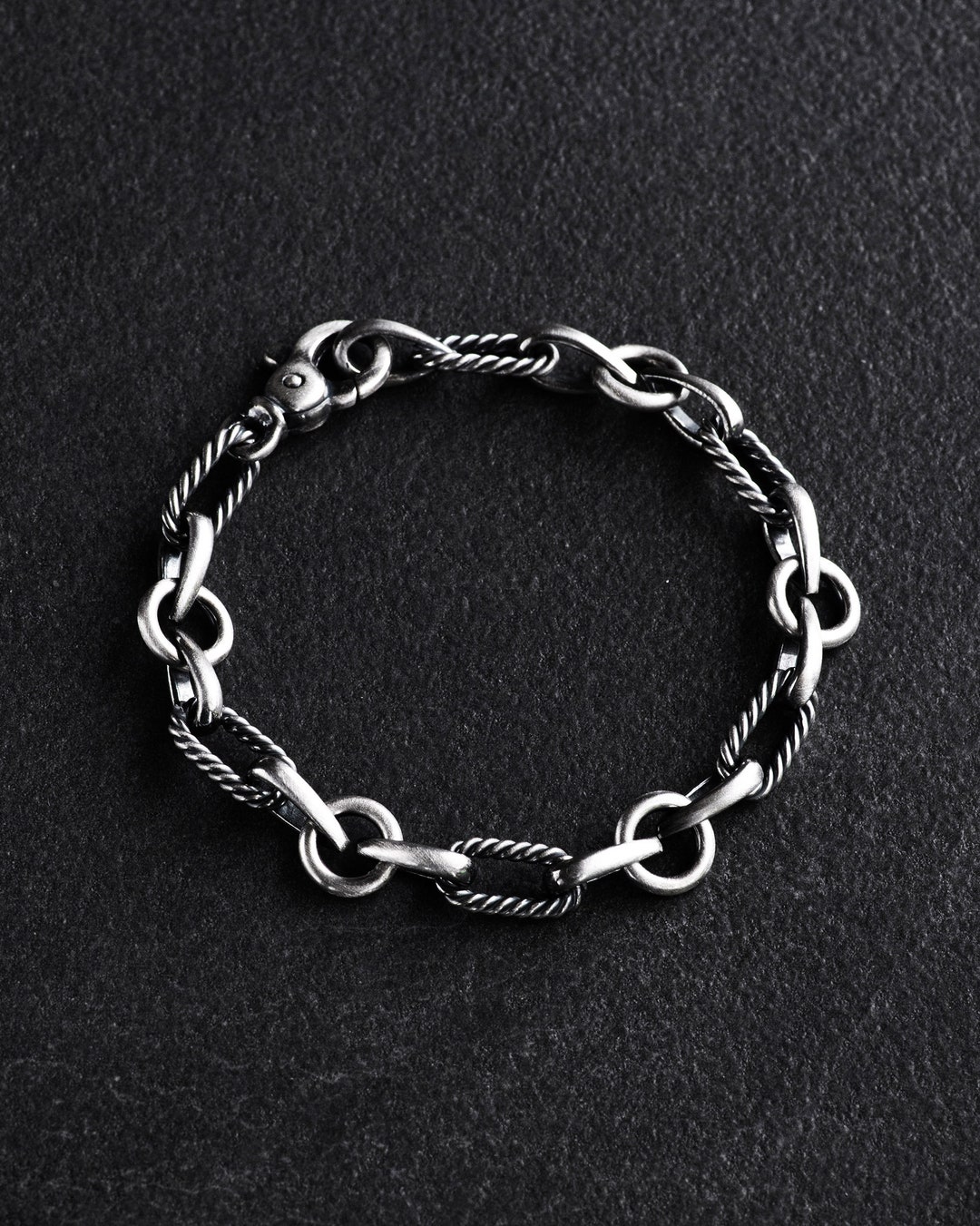 HENKI Unique Men Bracelets, Silver Gents Bangle, Bracelet Mens 925