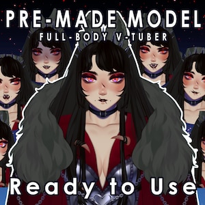 Premade Live2D VTuber Model for Commercial Use | Non-Exclusive | Fullbody | Toggles | Queen of the Dogs