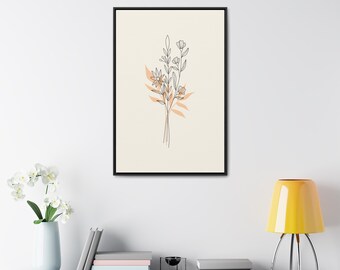 Wild Flower Wall Art, Boho Nursery Decor, Floral Decor, Girl Nursery Wall Art, Vintage Flower Wall Art, Botanical Art Print, Home Wall Decor