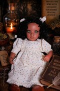 Haunted Doll Lucy Hoodoo Rootworker | Ancestral Practitioner Spirit | Protective Watchful Energy | Conjure Companion | SpiritWonders