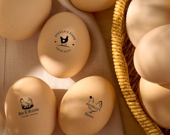 Personalized Egg Stamp | Custom Farmer's Market Egg Stamp