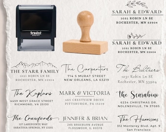 Custom Address Stamp | Wedding Stamper | Self inking Stamp | Custom Stamp for Wedding | Return Address Stamp | Business Stamp