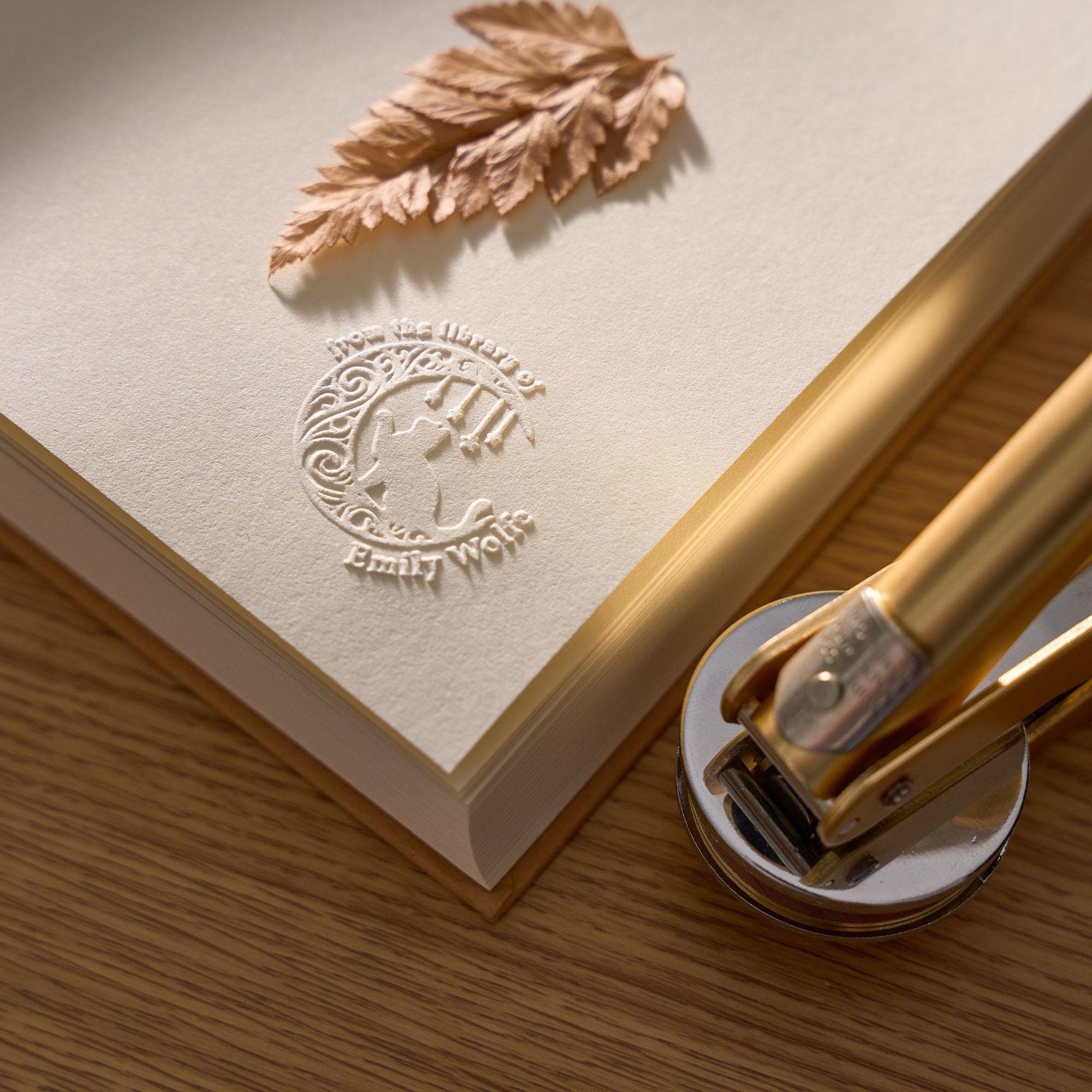 BOOK EMBOSSER | Personalized Book Embosser · Ex-libris Embosser · Custom Library Embosser · Personalized Embosser · Book Lover Gift