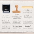 Custom Address Stamp | Wedding Stamper | Self inking Stamp | Custom Stamp for Wedding | Return Address Stamp | Business Stamp product logo