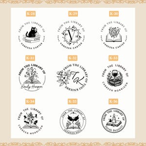 Custom Book Embosser – Personalized Book Stamp for Library or Ex Libris – Book Lover Gift – Gift for mom | Book Club Essentials image 5