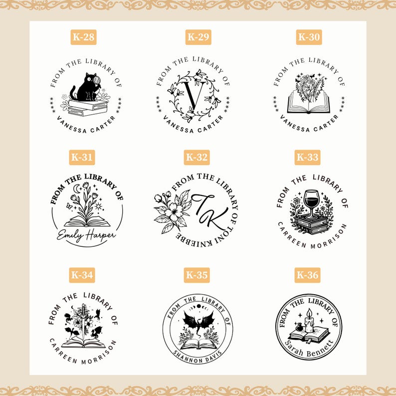Custom Book Embosser – Personalized Book Stamp for Library or Ex Libris – Book Lover Gift – Gift for mom | Book Club Essentials image 5