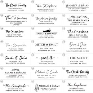 Personalised Return Address Stamp – Self-Inking Stamp for Cards and Christmas immagine 3