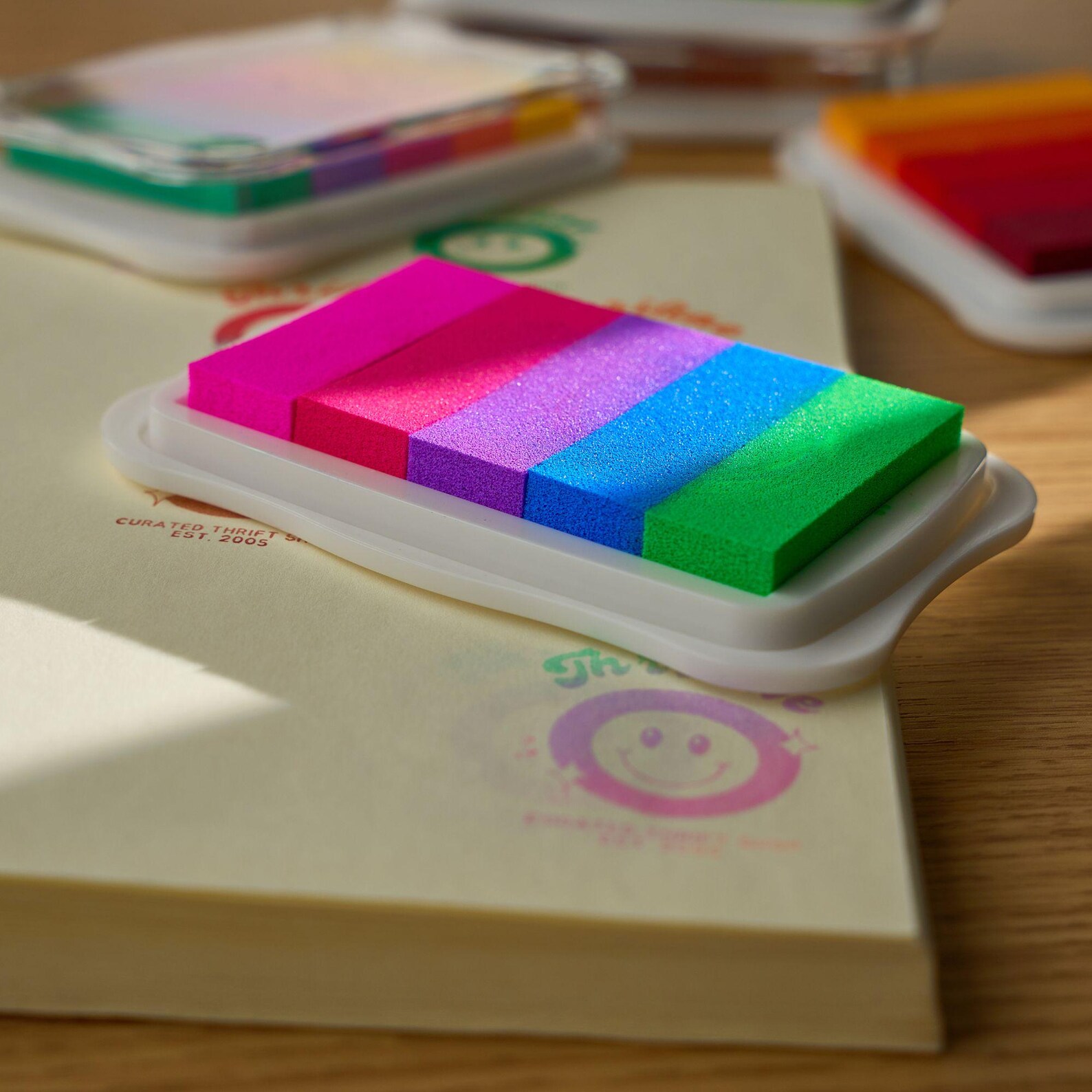 Multi-color Ink Pad: Fast Drying Gradient Stamp Ink - Etsy