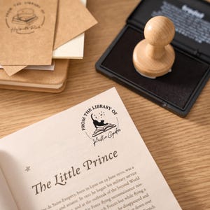 Custom Book Embosser – Personalized Book Stamp for Library or Ex Libris – Book Lover Gift – Gift for mom | Book Club Essentials image 13