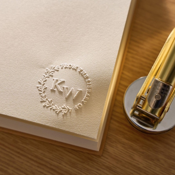 Personalized Book Embosser · Ex-libris Embosser · Custom Library Embosser · Mother's Day Gift · Book Lover Gift