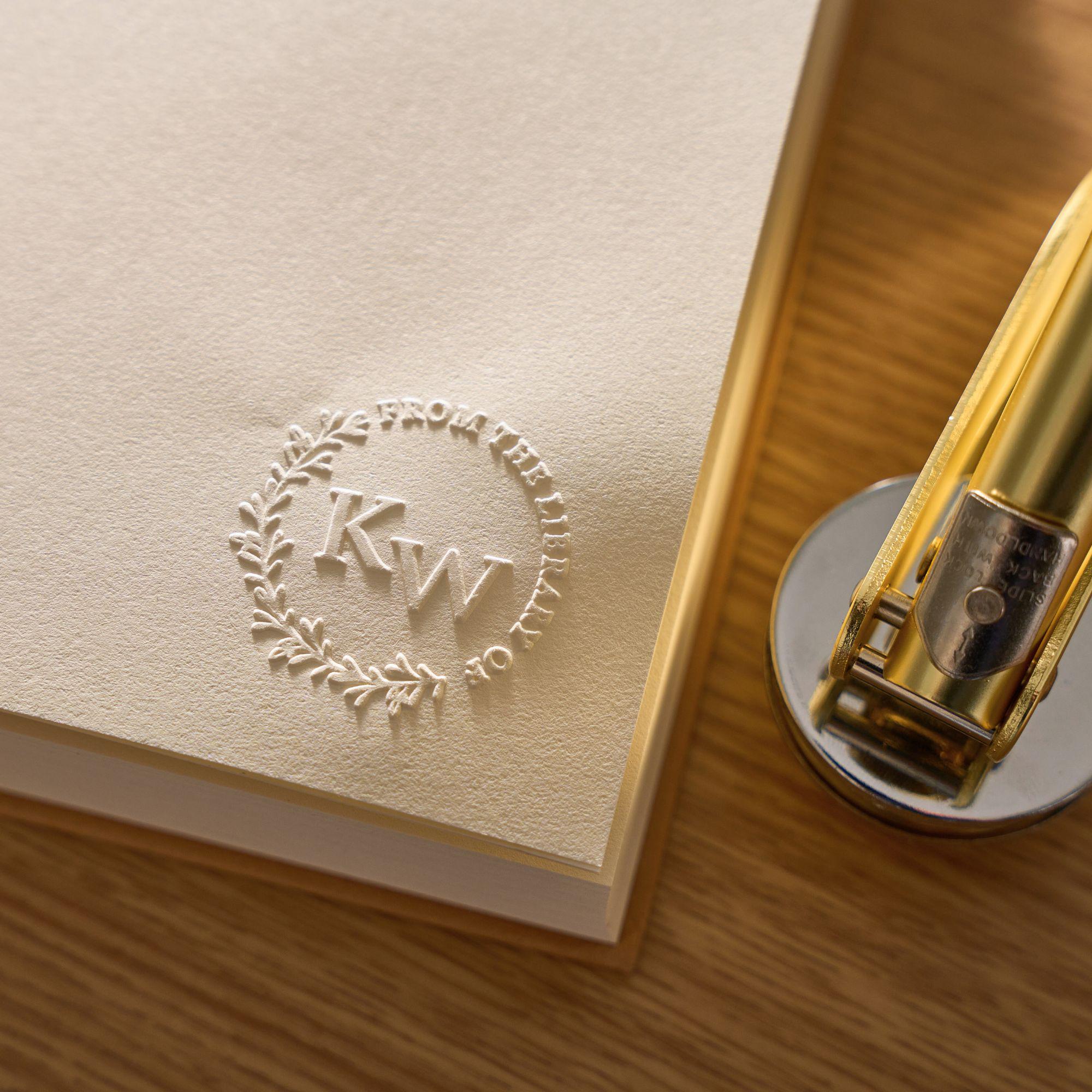 BOOK EMBOSSER | Personalized Book Embosser · Ex-libris Embosser · Custom Library Embosser · Personalized Embosser · Book Lover Gift