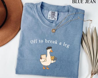 Comfort Colors Theatre Teacher Shirt, Drama Teacher Tee, Theater Club Gift, Musical Theatre T-Shirt, Stage Crew Shirt, Funny Goose Tee