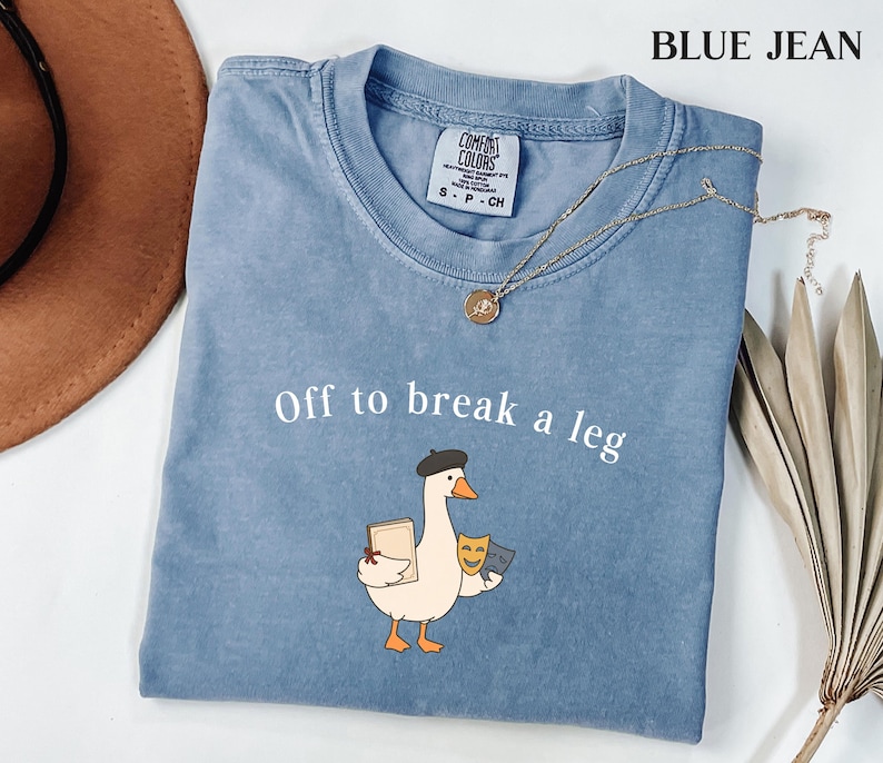 Comfort Colors Theatre Teacher Shirt, Drama Teacher Tee, Theater Club Gift, Musical Theatre T-Shirt, Stage Crew Shirt, Funny Goose Tee image 1