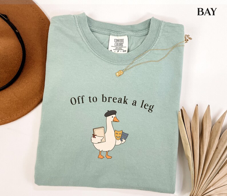 Comfort Colors Theatre Teacher Shirt, Drama Teacher Tee, Theater Club Gift, Musical Theatre T-Shirt, Stage Crew Shirt, Funny Goose Tee image 8