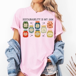 Comfort Colors Sustainability Shirt, Eco Friendly Tee, Green Living Top, Climate Change Awareness Shirt, Environmental Activist Gift Tee image 5