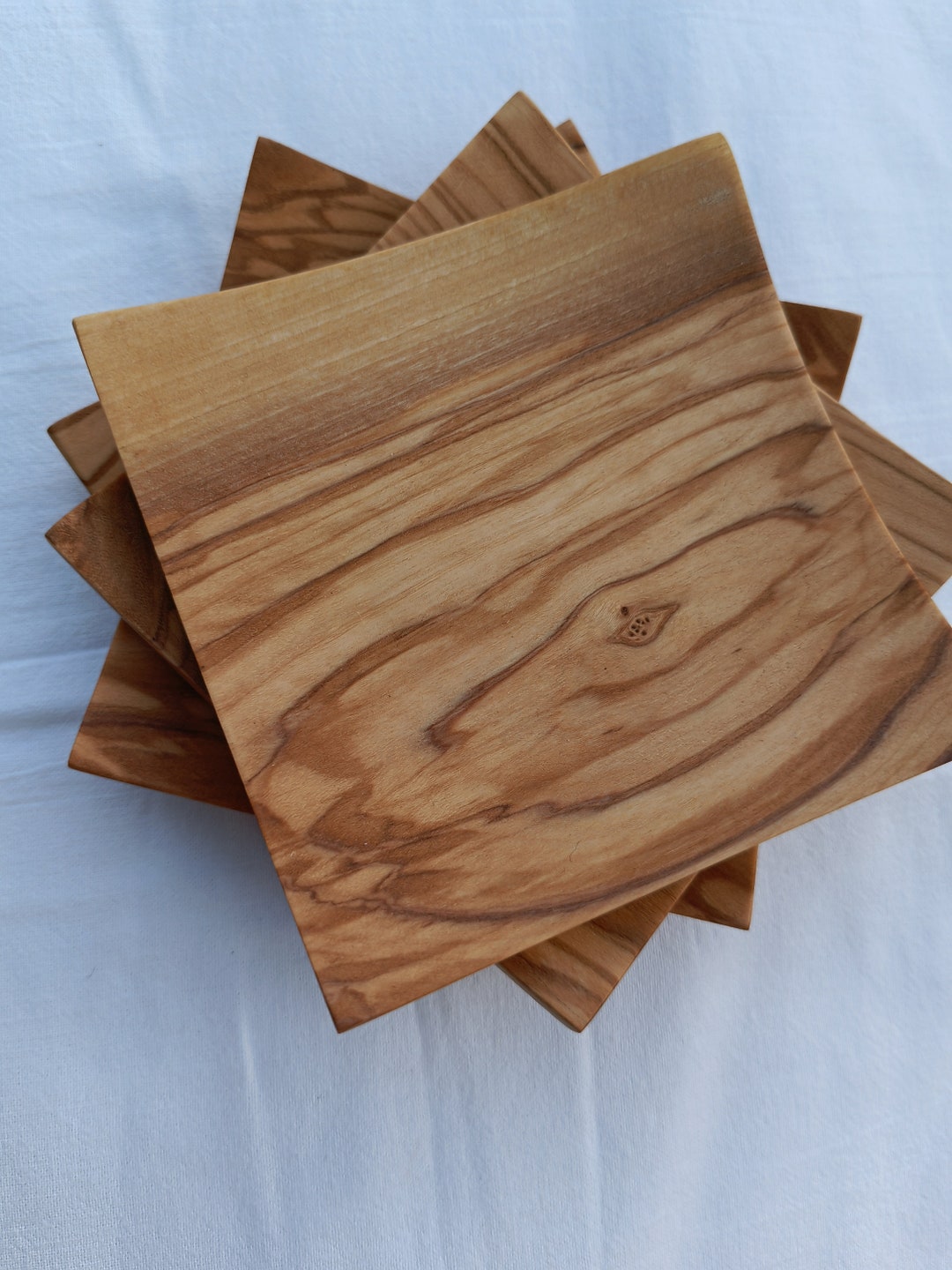 Set di 4 piatti da dessert in gres verde D22 Greeny | Maisons du Monde