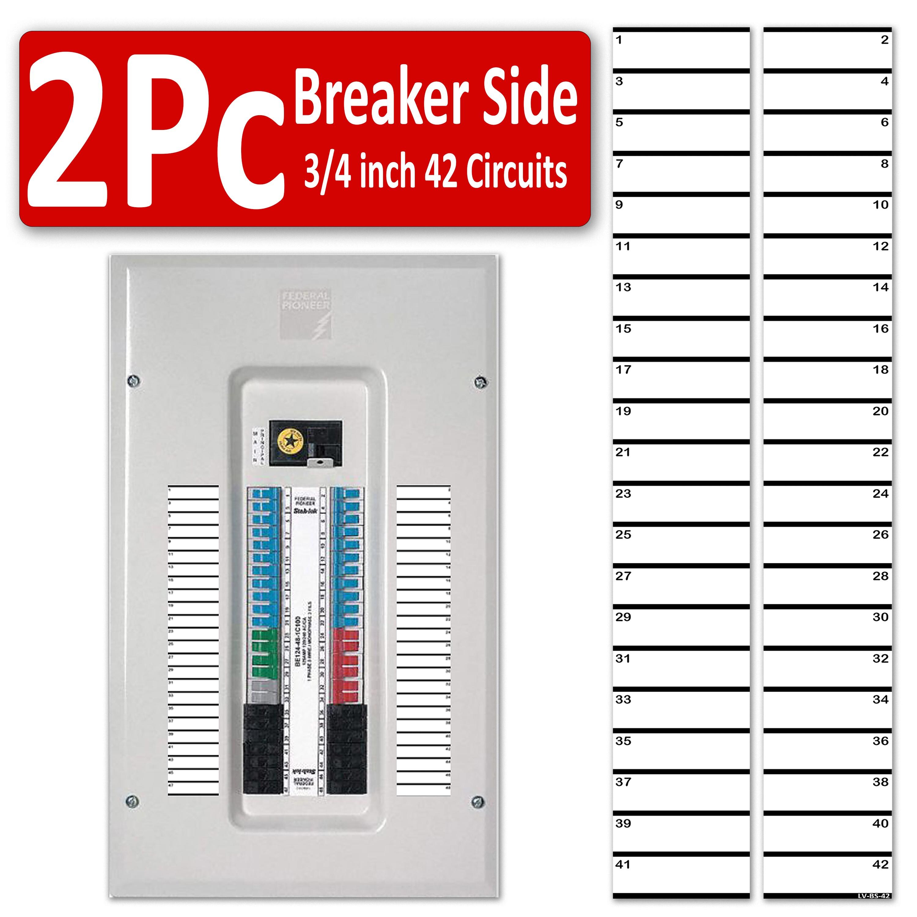 Printable Fuse Box Labels LV Fuse Box Circuit Breaker Panel Directory Labels Decals Stickers for ...