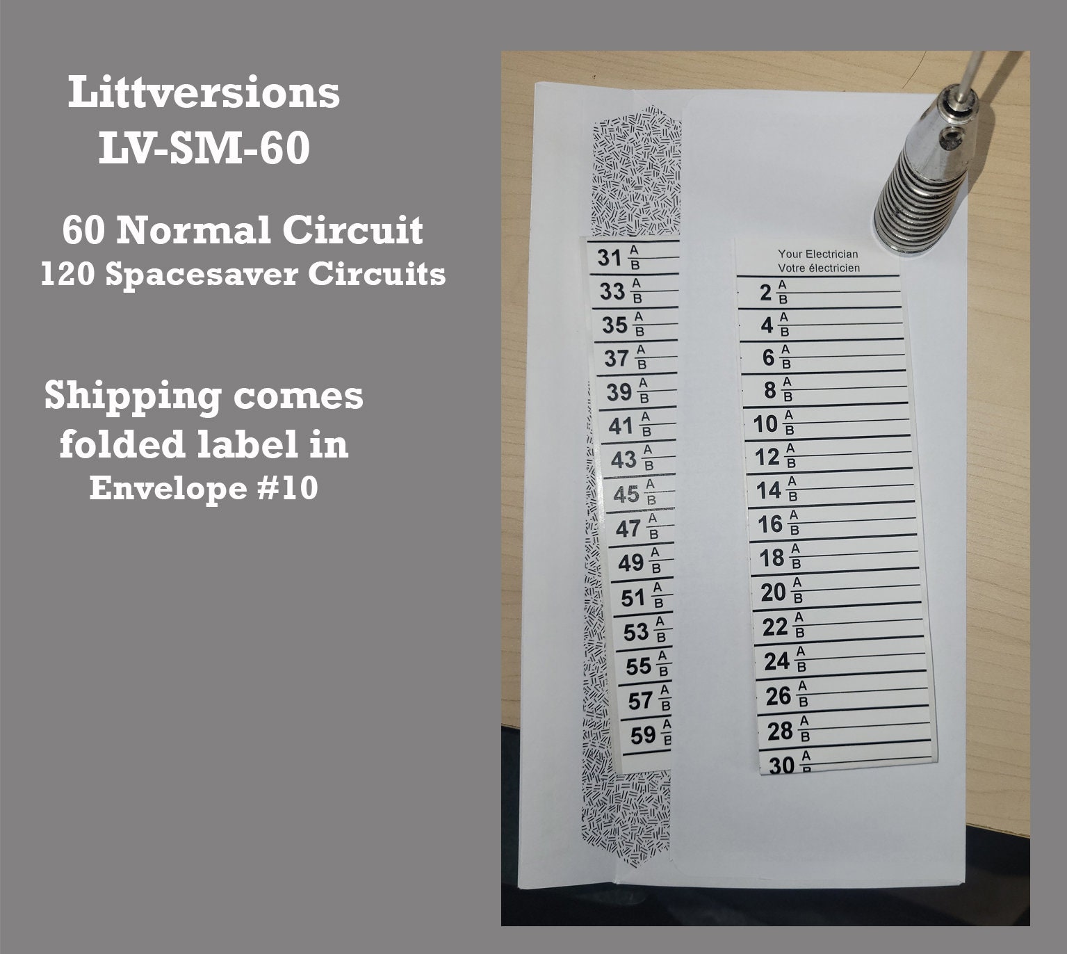 Simens Label LV Replacement for Siemens Circuit Breaker Panel Directory Labels ...