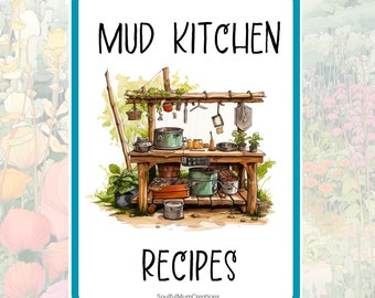 Printable Mud Kitchen Recipe Cards - Enhance Outdoor Learning and Nature Play
