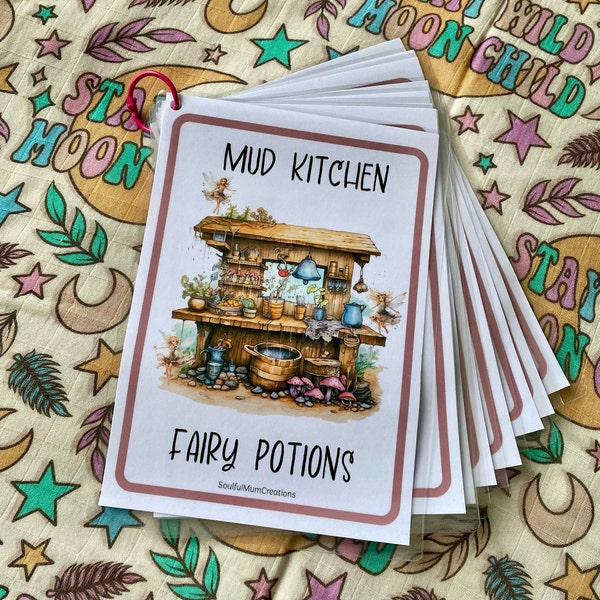 Mud Kitchen Fairy Potions Recipe Cards - Educational Learning Resources, Summer Activities, Outdoor Forest School, Role Play