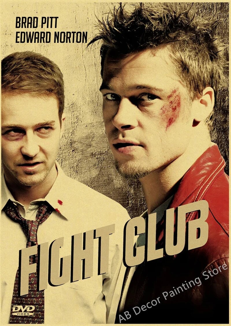 Discover Fight Club Wall Poster - A3/16.5x11.8 Inch Movie Art Decor