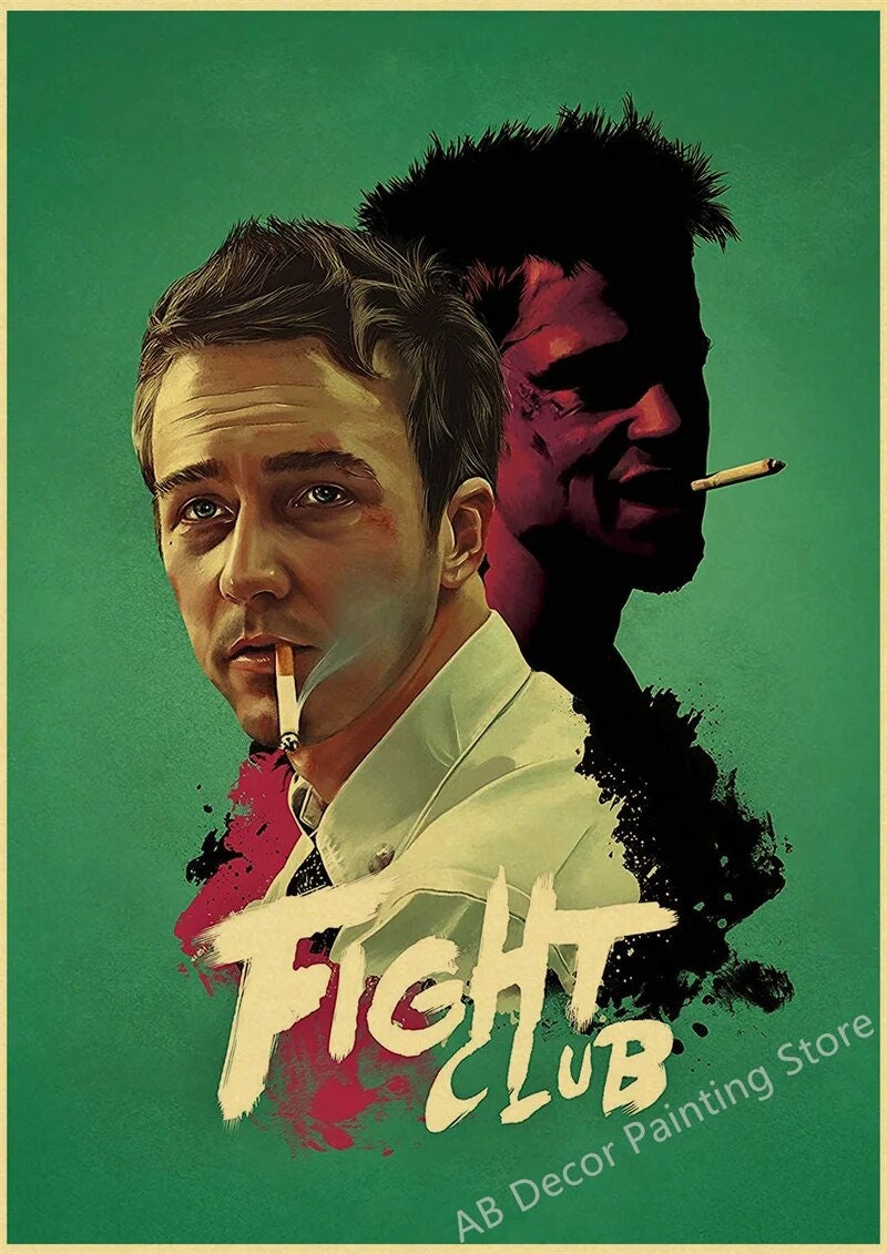 Discover Fight Club Wall Poster - A3/16.5x11.8 Inch Movie Art Decor