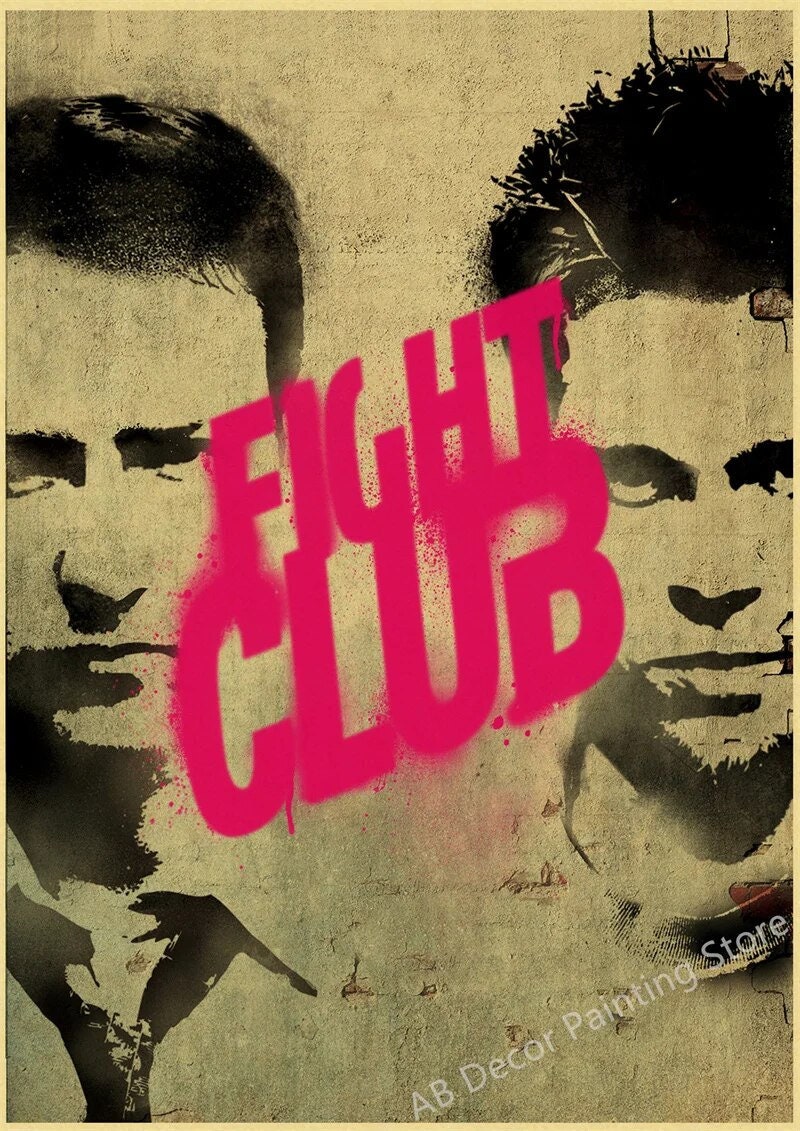 Discover Fight Club Wall Poster - A3/16.5x11.8 Inch Movie Art Decor