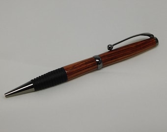 401-Burmese Rosewood Pen, Handmade, Imported Burmese Wood, Pen for personal use or Gifts, Awards, Holidays, Birthdays, Special Occassions.