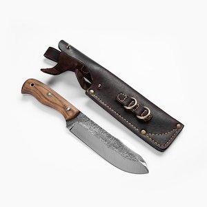 Handmade Big Bushcraft Knife, Forest Knife, Machete