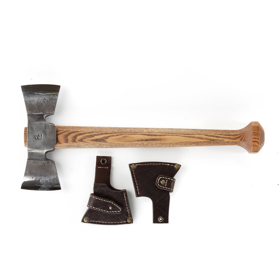 Doublebit Axe Cruiser Axe Viking Axe Hardened 52100 Steel Etsy