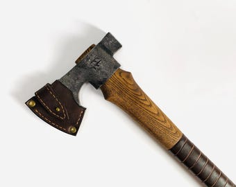 Hacha Tomahawk con martillo, hacha de camping