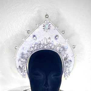 Silver Slavic Headpiece