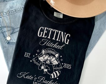 Funny Bachelorette Party Shirts, Feral Raccoon Bride Shirt, Customized Bachelorette Funny Shirts, Funny Bridesmaid Shirts, Bridal Party Tee