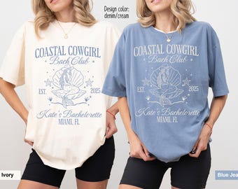 Coastal Cowgirl Bachelorette Party Shirt, Custom Cowgirl Bachelorette Shirts, Western Bachelorette Shirts, Last Splash Bachelorette Tshirts