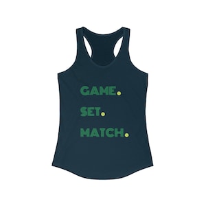 Tennis Tank Top, Women&#39;s Ideal Racerback Tank, Tennis Apparel, Sport Top