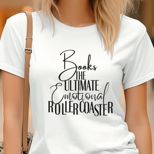 Book Lover T-Shirt For Women - Reading & Floral Design, Gift For Teachers & Bookworms - View #8