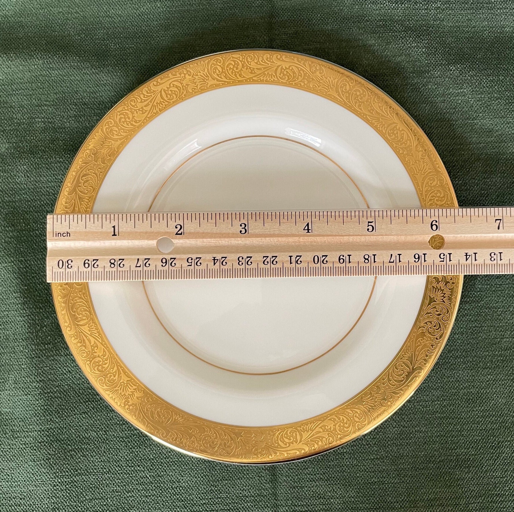 Mikasa Narumi Japan Harrow Bread Plates and Teacup & Saucer Sets. 12 of