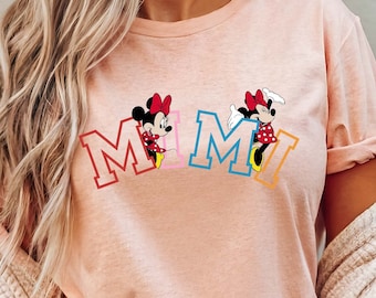 Comfort Colors® Mimi Mouse Shirt, Grandma mouse shirt, Disney family shirt, women's Disney shirt, Disney grandma shirt, Disneyworld shirt