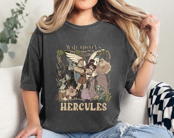 Vintage 90's Disney Hercules Comfort Colors Shirt, Vintage Hercules Disney Shirt, Hercules Shirt, Disney Hercules Megara Hades, Disney Shirt