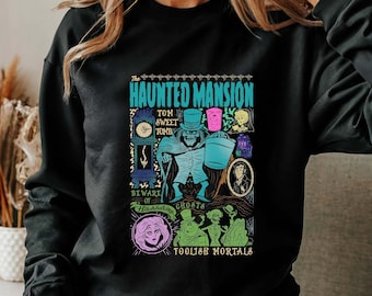 Vintage Haunted Mansion Shirt, Hitchhiking Ghosts, Disneyland Halloween