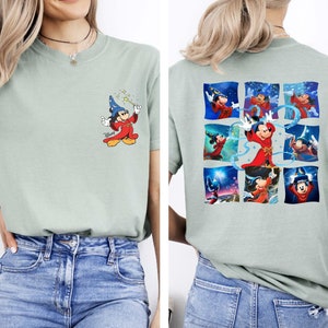 Comfort Colors® Vintage Walt Disney Fantasy  Shirt, Kids Disney Shirt, Fantasia Mickey Shirt, Mickey Fantasia Shirt, Fantasmic Shirts
