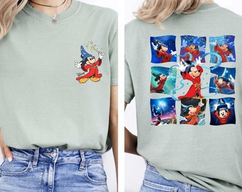 Comfort Colors® Vintage Walt Disney Fantasy  Shirt, Kids Disney Shirt, Fantasia Mickey Shirt, Mickey Fantasia Shirt, Fantasmic Shirts
