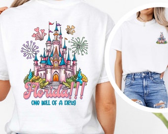 Florida Beach Shirt, Destin Florida Comfort Colors®, Magic Kingdom Shirt, Castle Florida Tee, Disney World T-Shirt, Florida Beach Vibes Tee