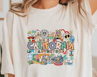 Vintage California Adventure T-Shirt, Family Disneyland Matching Shirt